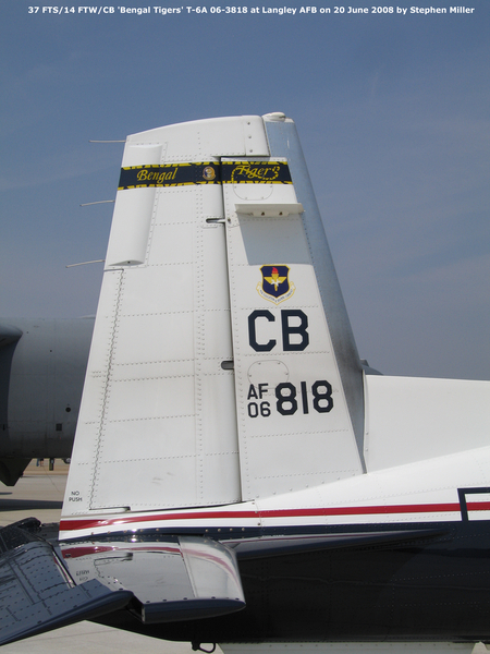 USAF Raytheon T-6A Texan II 06-3818