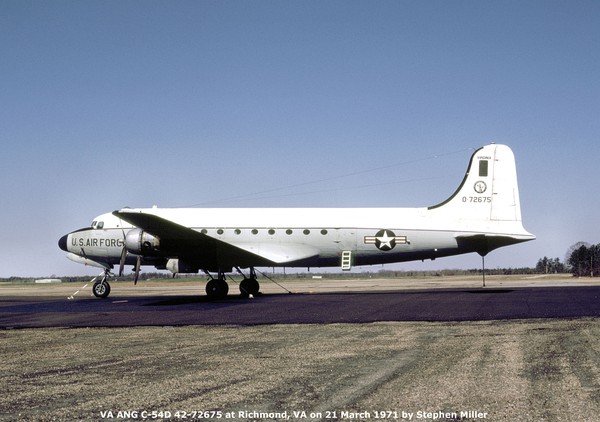 USAF Douglas C-54D Skymaster 42-72675