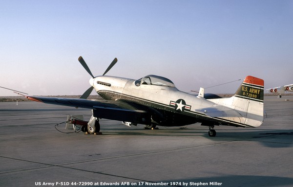 US Army North American F-51D Mustang 44-72990