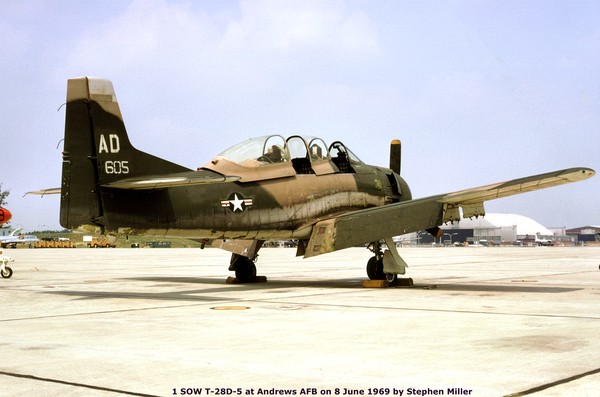 USAF North American T-28D-5 Trojan 51-3605
