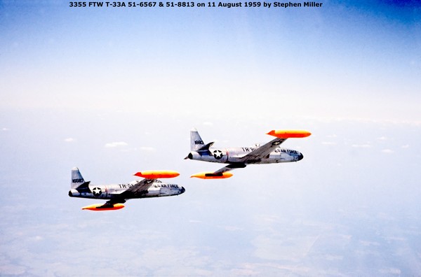USAF Lockheed T-33A "T-Bird" 51-6567, 51-8813 