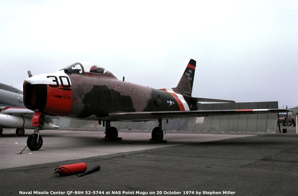 USAF North American QF-86H Sabre 52-5744