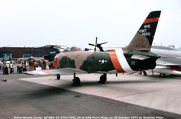 USAF North American QF-86H Sabre 52-5744