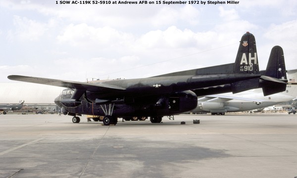 USAF Fairchild AC-119K "Stinger" 52-5910