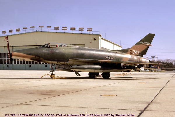 USAF North American F-100C Super Sabre 53-1741