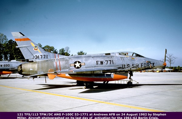 USAF North American F-100C Super Sabre 53-1771