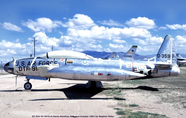 USAF Lockheed DT-33A "T-Bird" 53-5916