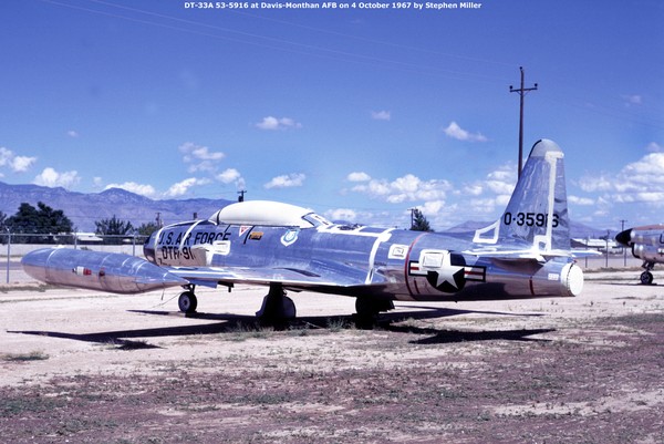USAF Lockheed DT-33A "T-Bird" 53-5916