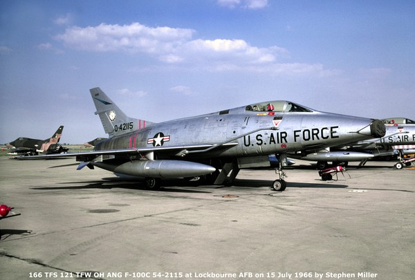 USAF North American F-100C Super Sabre 54-2115