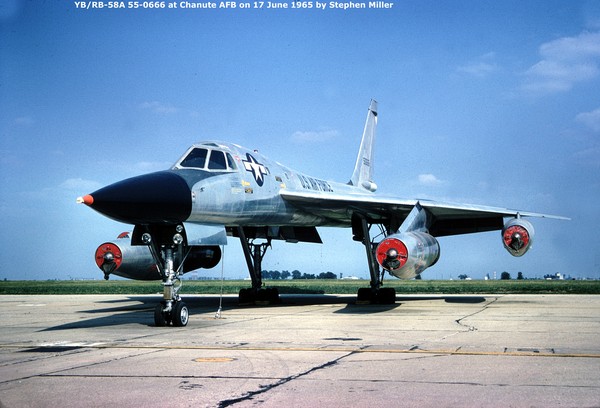 USAF Convair YB/RB-58A Hustler 55-0666