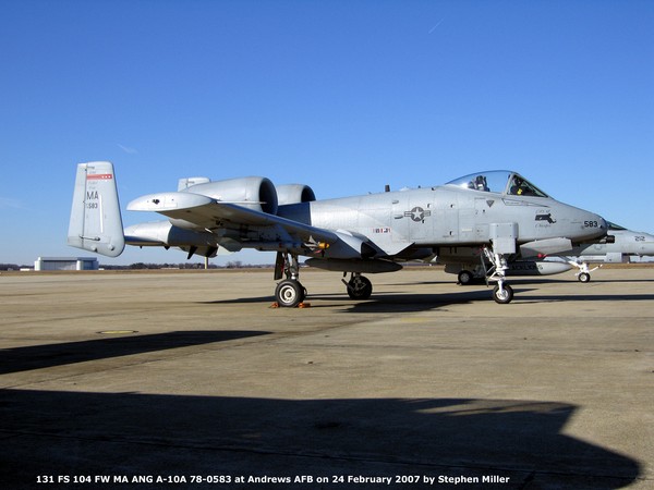 USAF Fairchild A-10A Thunderbolt II 78-0583