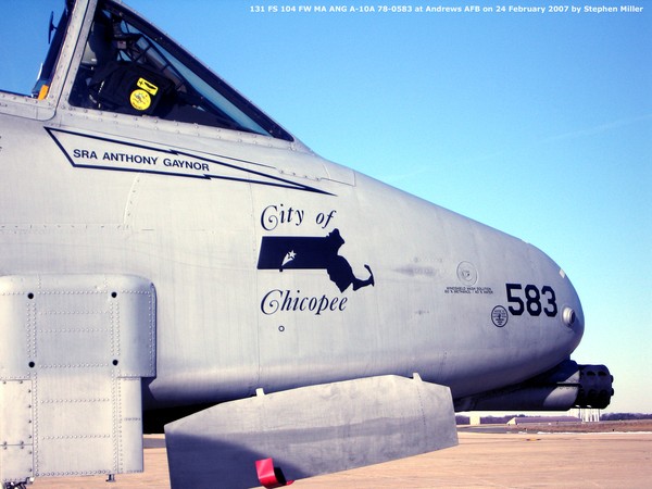 USAF Fairchild A-10A Thunderbolt II 78-0583