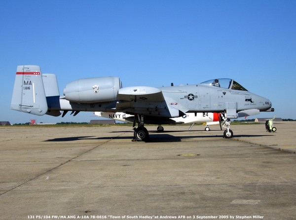 USAF Fairchild A-10A Thunderbolt II 78-0616