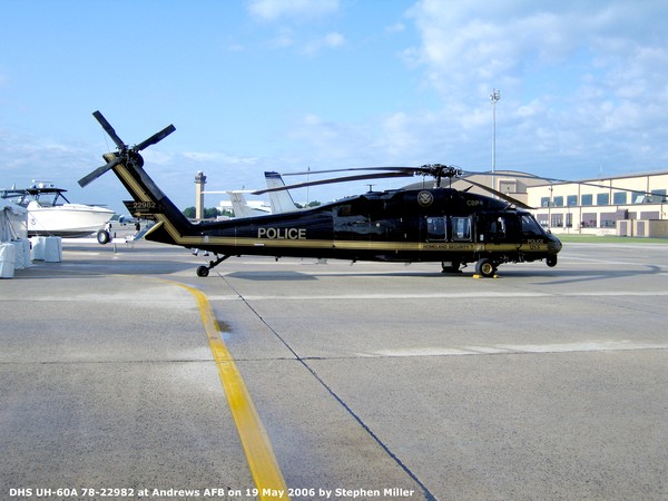 DHS Sikorsky UH-60A Black Hawk 78-22982