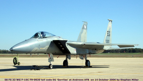USAF McDonnell-Douglas F-15C Eagle 79-0020