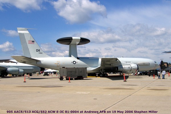 USAF Boeing E-3C Sentry 81-0004