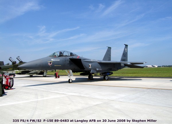 USAF McDonnell-Douglas F-15E StrikeEagle 89-0483