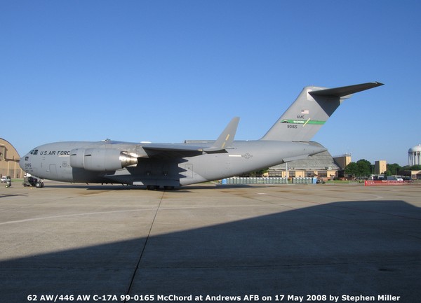 USAF Boeing C-17A Globe Master II 99-0165