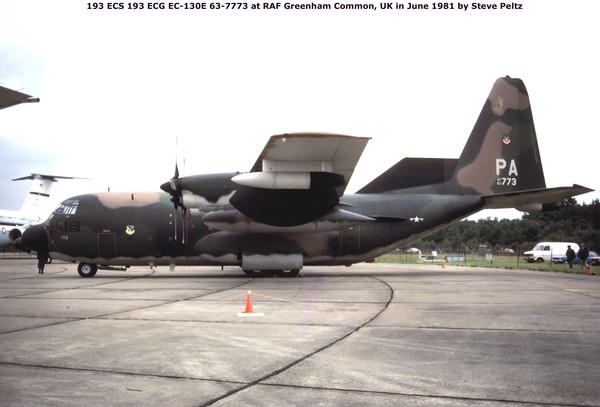 USAF Lockheed EC-130E Hercules 63-7773