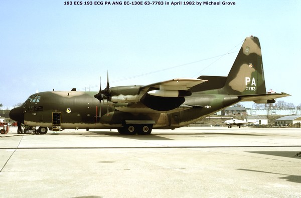 USAF Lockheed EC-130E Hercules 63-7783