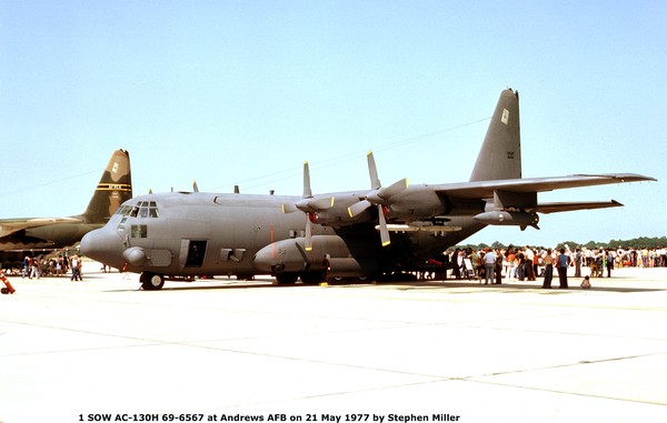 USAF Lockheed AC-130H Hercules 69-6567