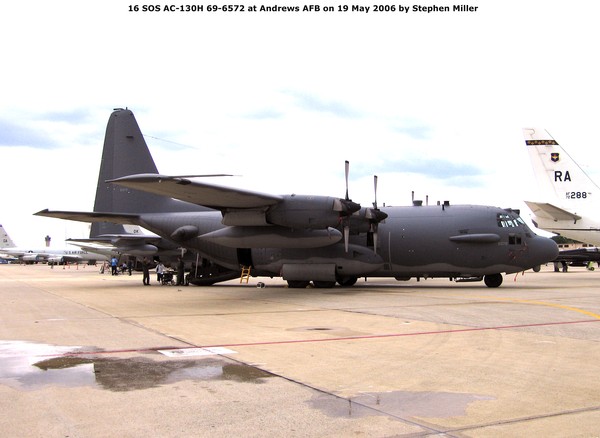 USAF Lockheed AC-130H Hercules 69-6572