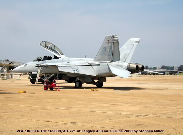 USN Boeing F/A-18F Super Hornet 165808