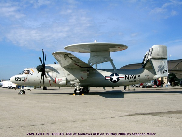 USN Northrop Grumman E-2C Hawkeye 165818