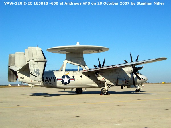 USN Northrop Grumman E-2C Hawkeye 165818