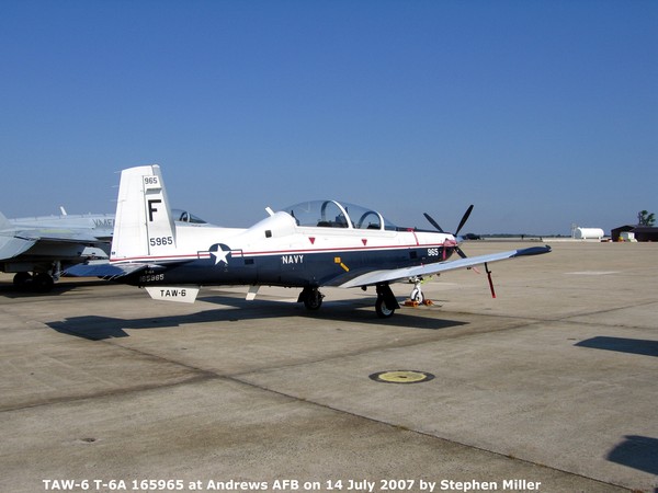 USN Rayethon Beech T-6A Texan II 165965