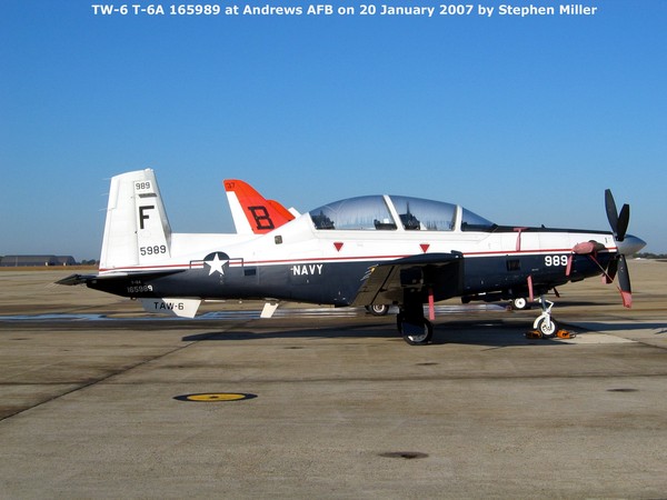 USN Rayethon Beech T-6A Texan II 165989