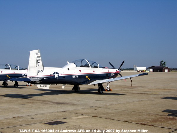 USN Rayethon Beech T-6A Texan II 166004