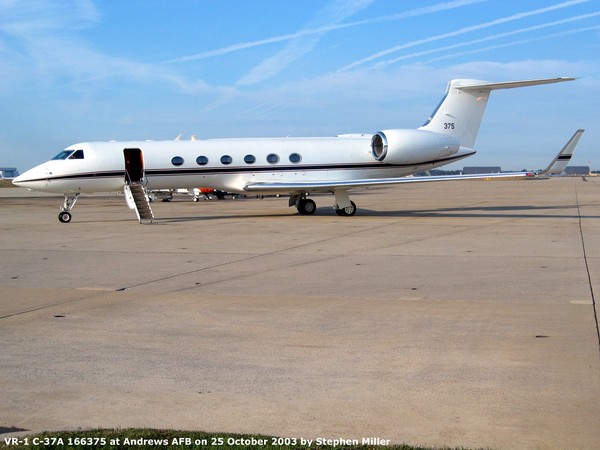 USN Gulfstream C-37A Gulfstream V 166375