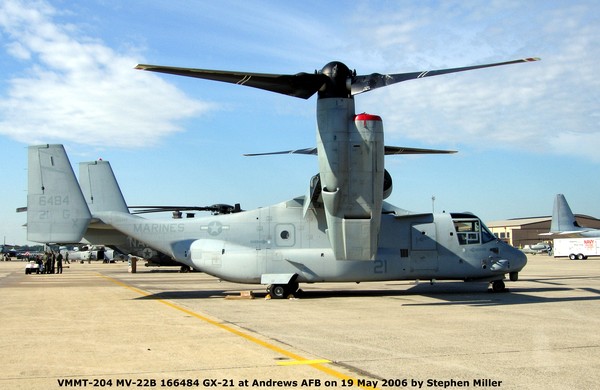 USMC Bell/Boeing MV-22B  Osprey 166484