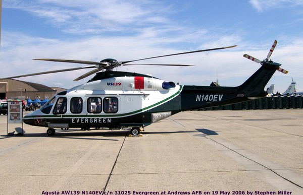 Evergreen Augusta/Westland AW139  N140EV