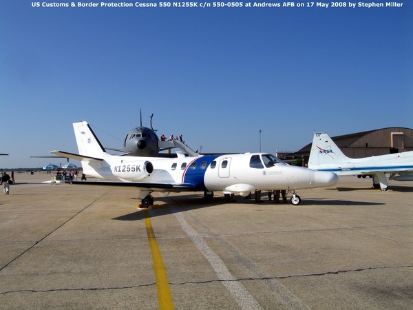US DHS Cessna 550 Citation Bravo N1255K