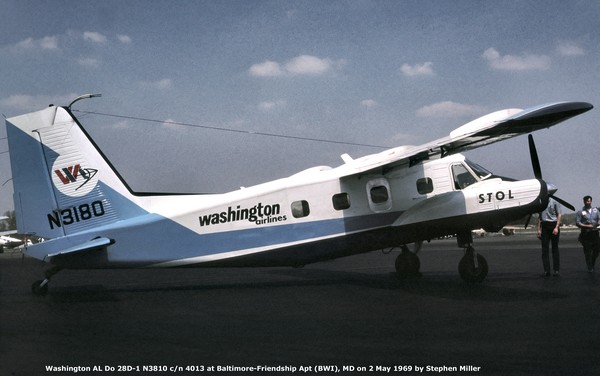 Washington AL Dornier Do 28D-1 Skyservant N3180