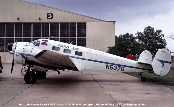 Bard Air Beechcraft 3NM   Twin Beech N6370