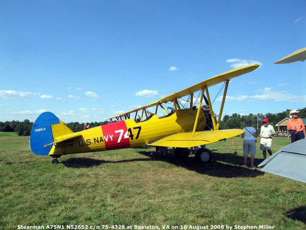 Boeing Stearman PT-17 Kaydet N52652