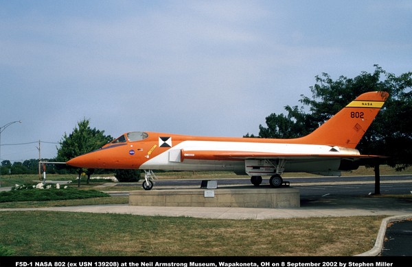 Neil Armstrong Museum Douglas  F5D-1 Skylancer NASA802