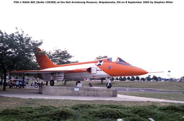 Neil Armstrong Museum Douglas  F5D-1 Skylancer NASA802