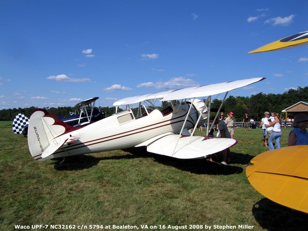  Waco  UPF-7  NC32162