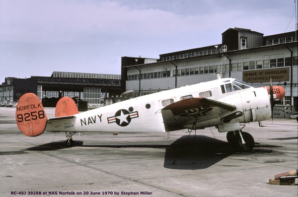 USN Beechcraft TC-45J Kansan 39258
