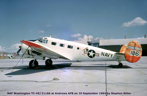 USN Beechcraft TC-45J Kansan 51166