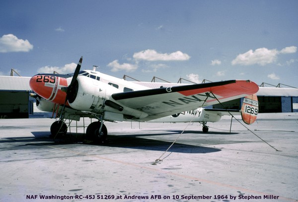 USN Beechcraft RC-45J Kansan 51269