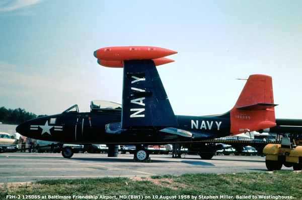 USN McDonnell F2H-2 Banshee 125065