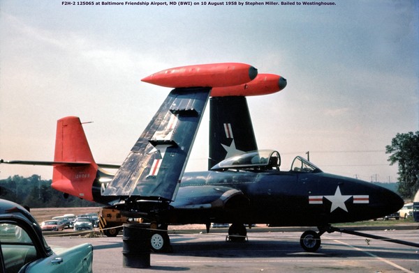 USN McDonnell F2H-2 Banshee 125065