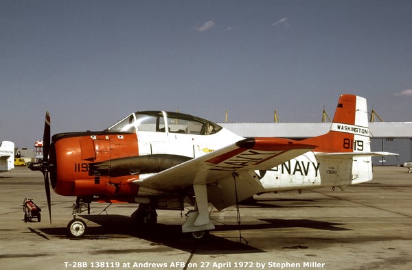 USN North American T-28B Trojan 138119