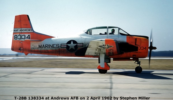 USMC North American T-28B Trojan 138334
