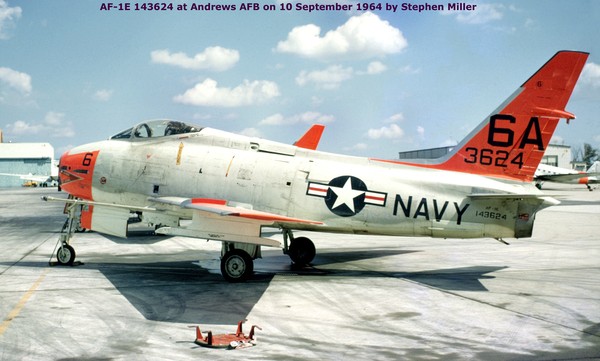 USN North American AF-1E Fury 143624